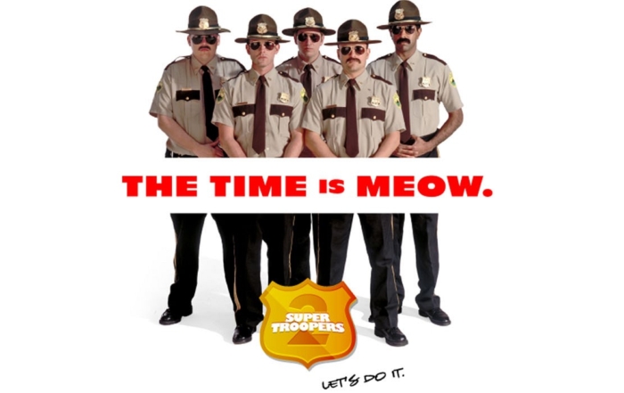 Super Troopers 2 promo shot with the five troopers.